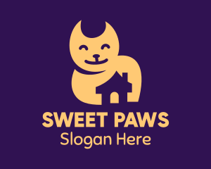 Adorable - Happy Cat Shelter logo design