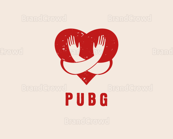 Heart Hand Support Logo