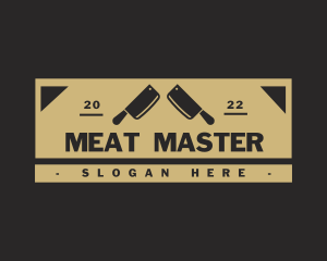 Steakhouse Butcher Signage  logo design