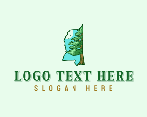 Giant Sequoia - Mississippi Cedar Tree logo design