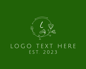 Fixture - Elegant Flower Wreath logo design