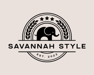 Wildlife Nature Elephant logo design