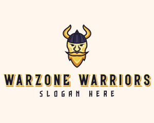 Viking Warrior Barbarian logo design