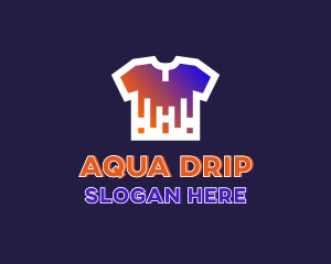 Drip - Shirt Drip Print logo design