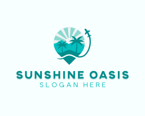 Vacation Summer Travel logo design