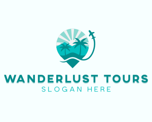 Vacation Summer Travel logo design