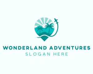 Vacation Summer Travel logo design