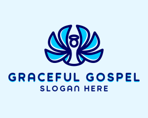 Gospel - Angel Wings Halo logo design