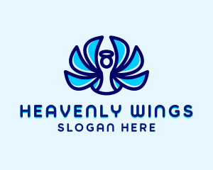 Angel Wings Halo logo design