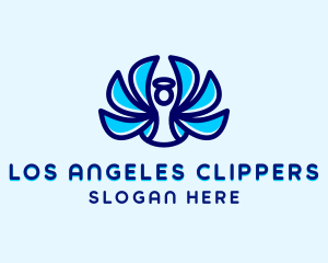 Angel Wings Halo logo design