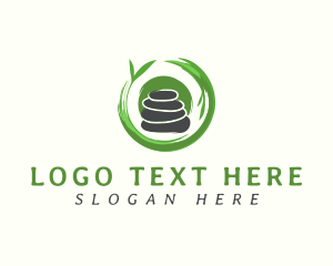 Yogi - Garden Stone Spa logo design