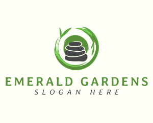 Garden Stone Spa logo design