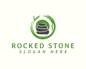 Garden Stone Spa logo design