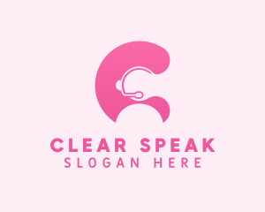 Speak - Feminine Letter C Assistant logo design