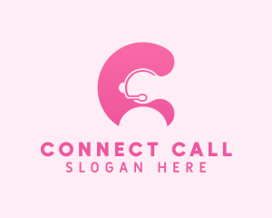 Call - Feminine Letter C Assistant logo design