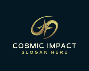 Luxury Cosmic Star logo design