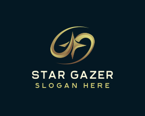 Luxury Cosmic Star logo design