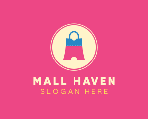 Shopping Bag Voucher logo design