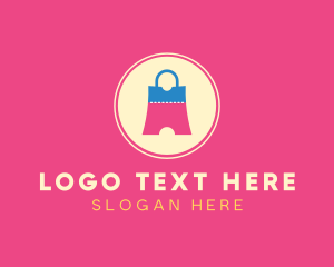 Shopping Bag Voucher logo design