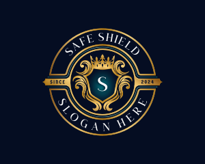 Crown Shield Royalty logo design