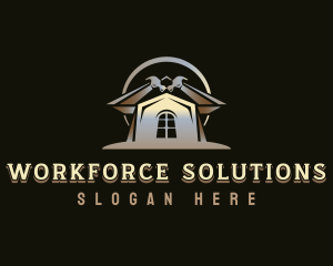 Labor - Hammer Construction Builder logo design