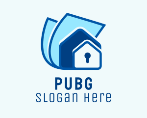 House Property Home Security Logo