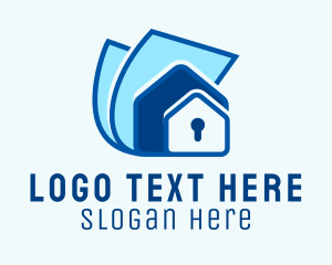 House Property Home Security Logo