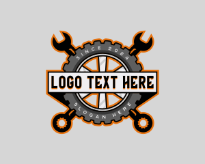 Impact Wrench - Wrench Tire Mechanic logo design