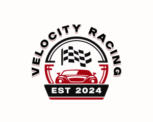 Car Auto Racing logo design