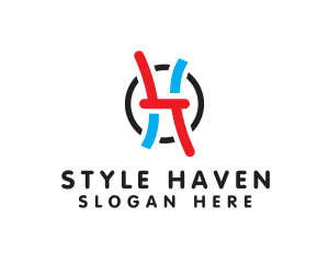 Stylish Modern Letter H  Logo