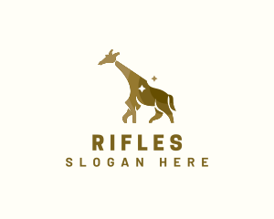 Giraffe Wildlife Animal Logo