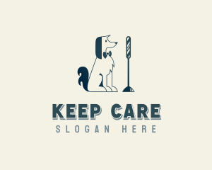 Mirror Pet Care Grooming logo design