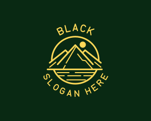 High Mountain Peak  Logo