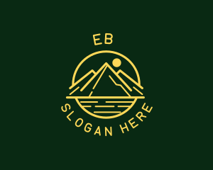 High Mountain Peak  Logo