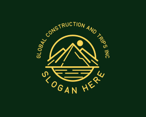 High Mountain Peak  Logo