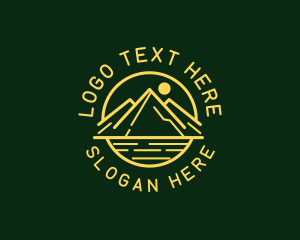 High Mountain Peak  Logo