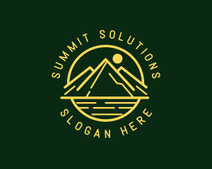 Summit Mountain Peak  logo design