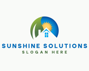 Sunlight - Solar Sun Energy logo design