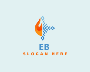 Oil - Fire Ice Fuel Energy logo design