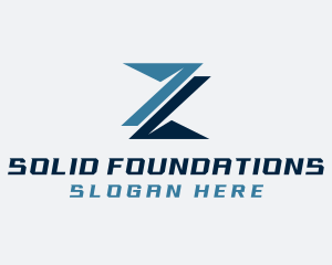 Letter Z Technology Digital Logo