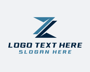Creative Agency - Letter Z Technology Digital logo design