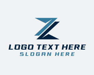 Letter Z Technology Digital Logo