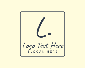 Signature - Business Signature Letter logo design