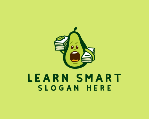 Studying - Avocado Student Worker logo design