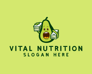 Avocado Student Worker logo design