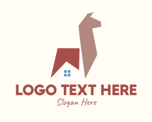 Realtor - Lama Animal House Property logo design