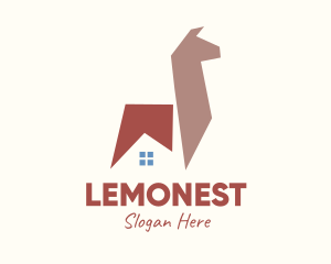 Desert - Lama Animal House Property logo design