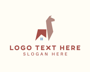 Realtor - Llama House Property logo design