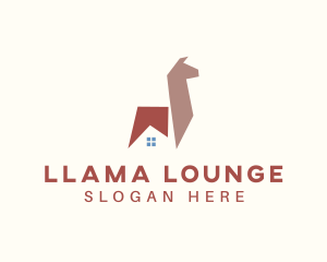 Llama House Property logo design