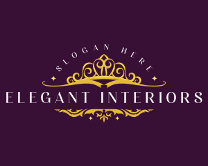 Elegant Royal Crown logo design